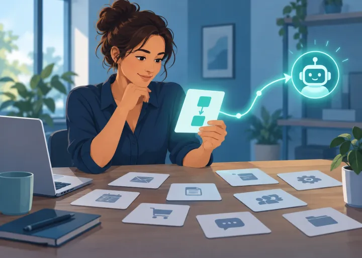 Illustration representing ai for business: where could it help you first?