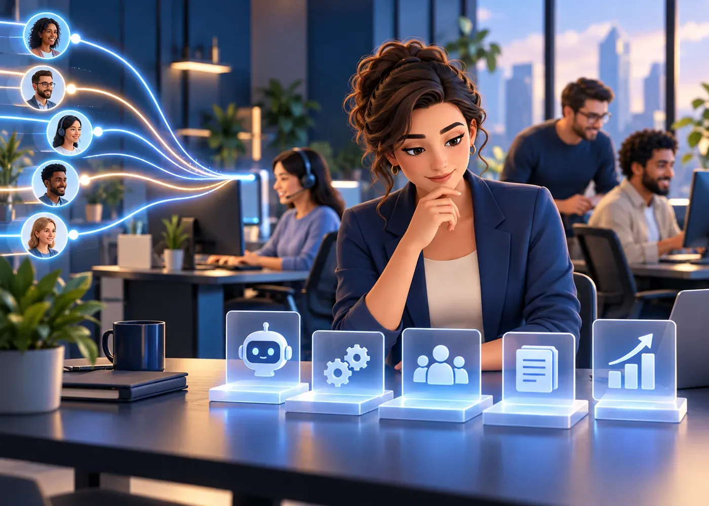 Visual guide to ai solutions for growing businesses