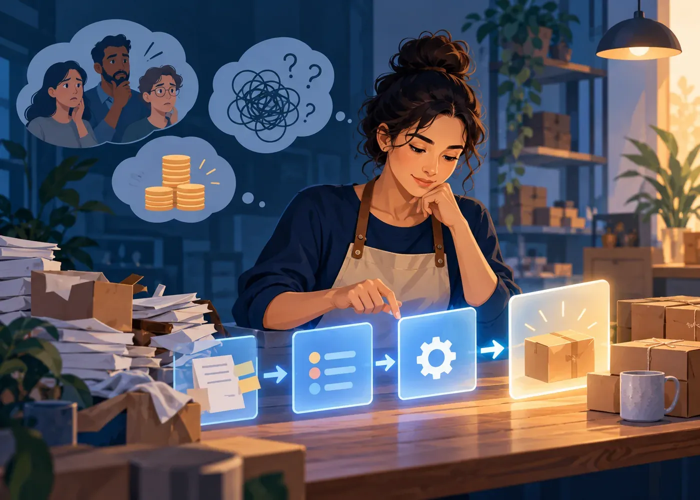 Visual guide to common challenges of adopting ai in business