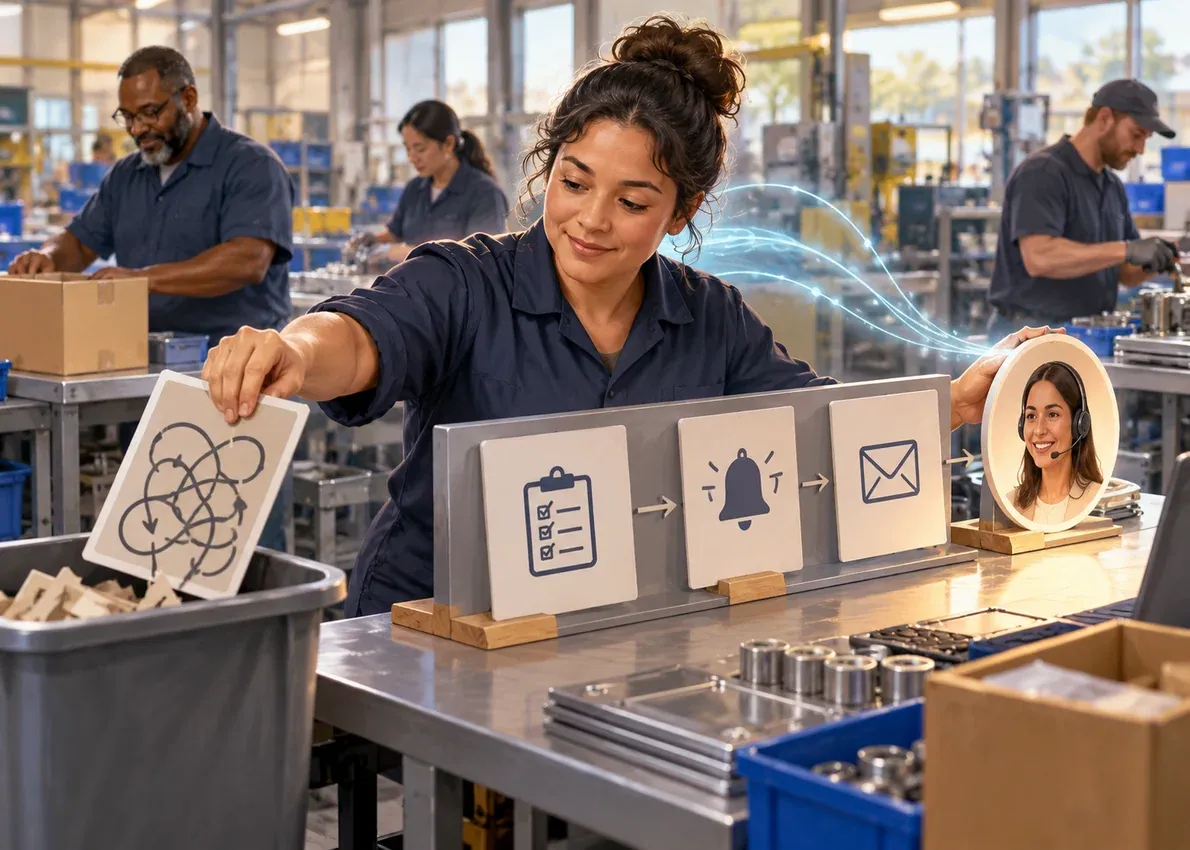 Visual guide to ai for improving customer follow-ups