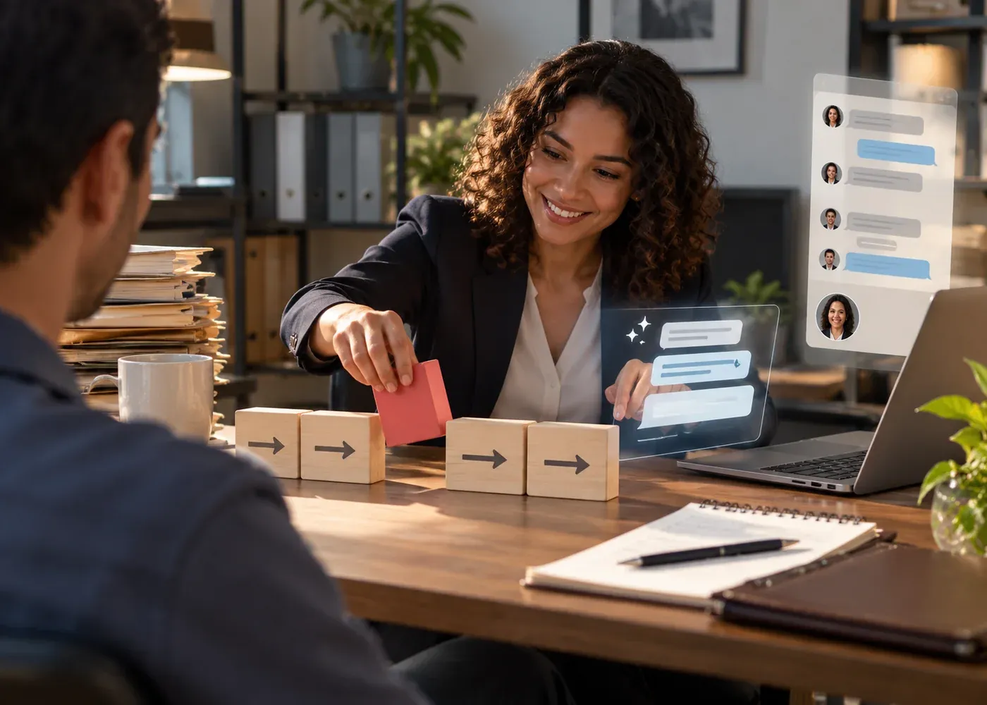 Visual guide to how ai can make customer interactions easier