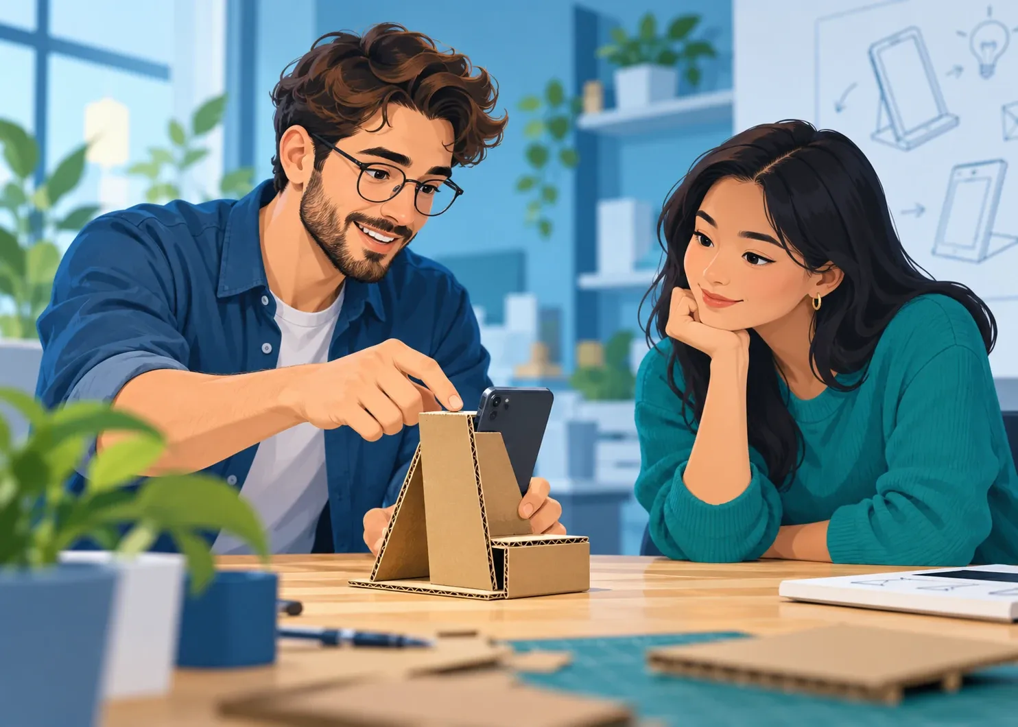 Illustration representing how to bring a business idea to life without building too much