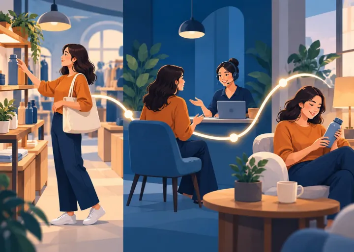 Visual guide to how to create a better customer journey