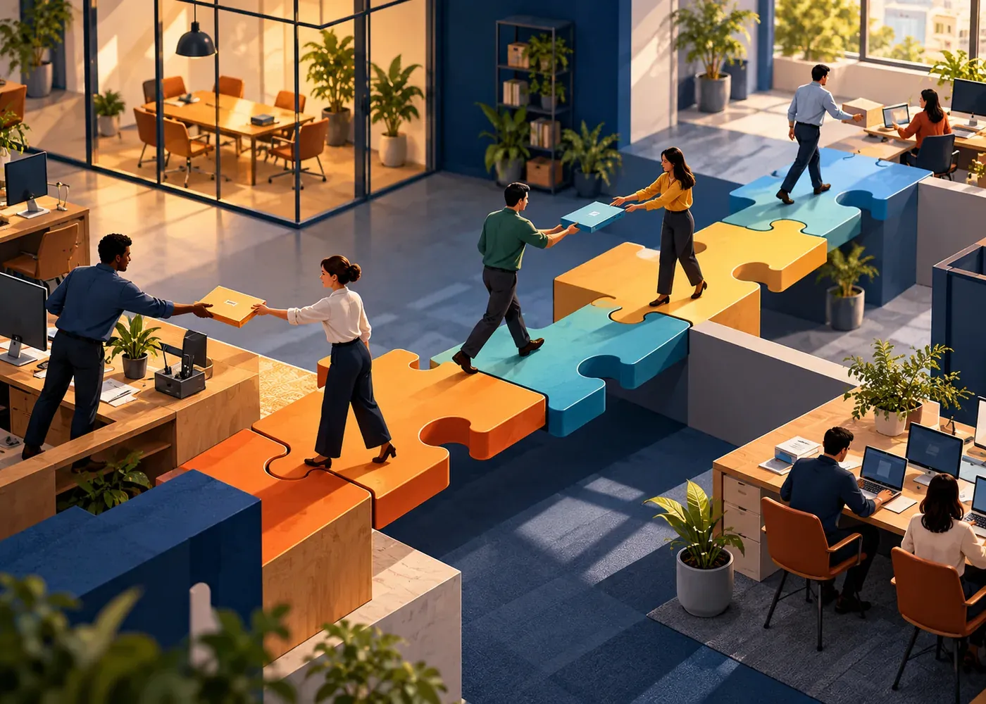 Visual guide to how to improve business workflows