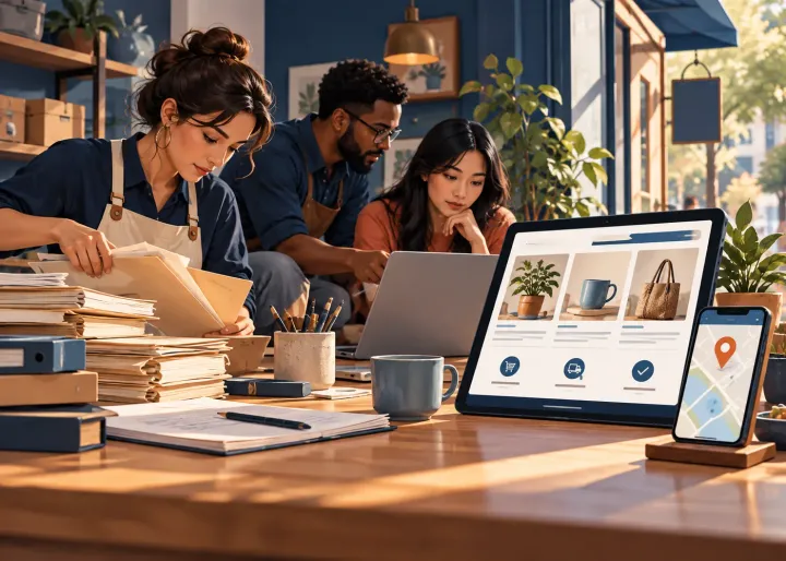 Visual guide to how to move your business online
