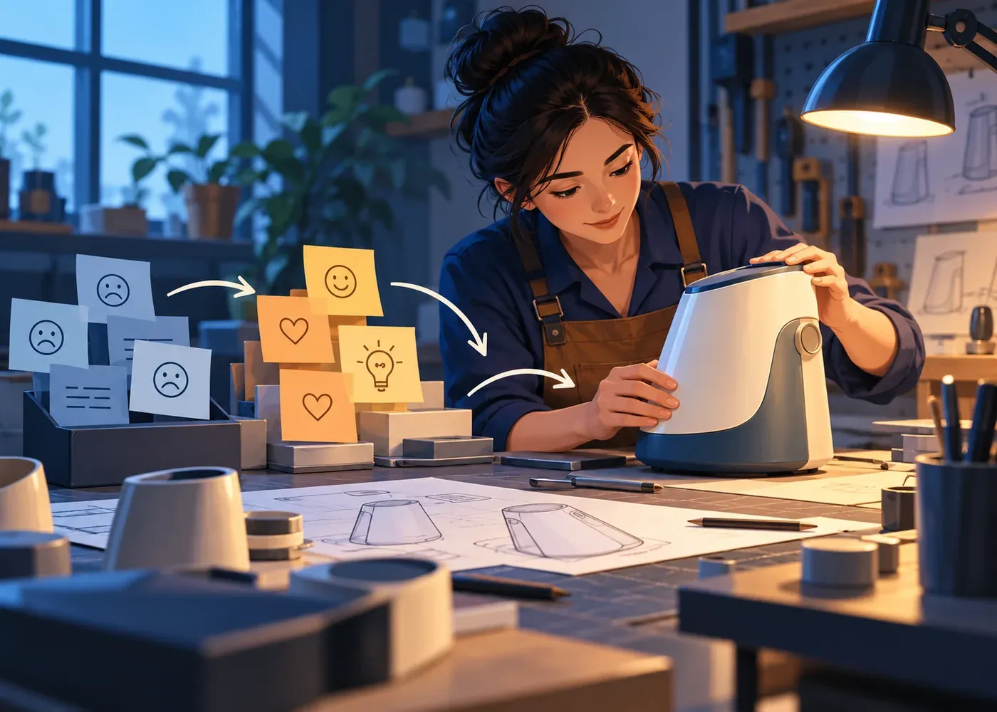 Visual guide to how to turn customer feedback into business improvements