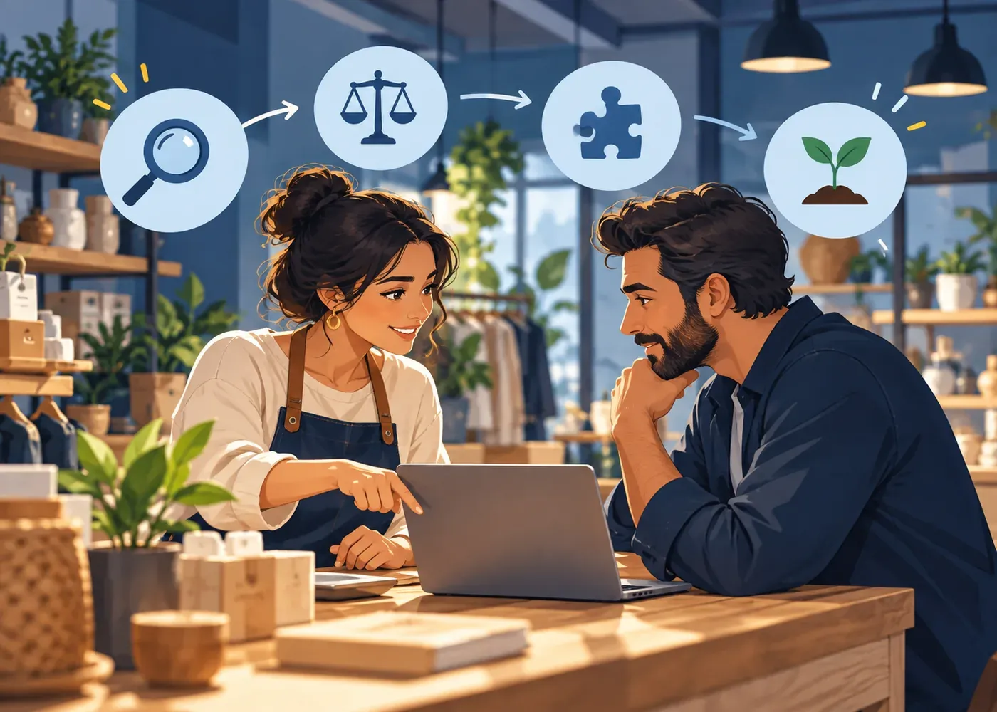 Visual guide to technology solutions for business growth