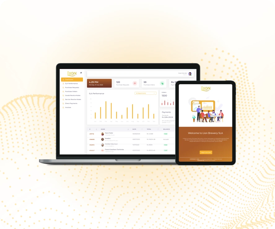 Lion erp banner